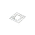 25Pcs Square Render Mounting Bracket Thickness