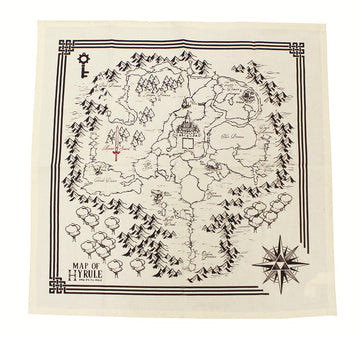 Legend Of Zeld Map Of Hyrule Tea Towel Set Of 2