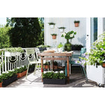 ELHO Balconniere Green Basics 80 - Extérieur & Balcon - L 16,5 x W 79 x H 13,7 cm - Vivre noir