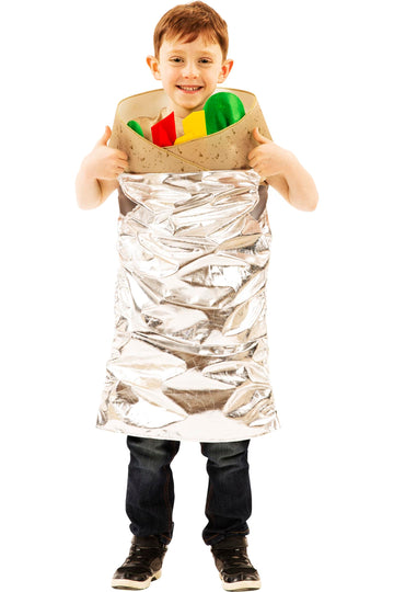 Burrito Costume For Kids § Easy Pull Over Design § Sized To Fit Most Children