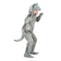 Grey Raptor Dinosaur Child Costume § Large