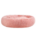 Pet Bed Dog Cat Calming Bed Extra Large 110cm Pink Sleeping Comfy Washable