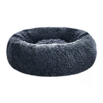 Pet Bed Dog Cat Calming Bed Small 60cm Dark Grey Sleeping Comfy Cave Washable