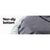 Pet Bed Dog Cat Calming Bed Small 60cm Light Grey Sleeping Comfy Cave Washable