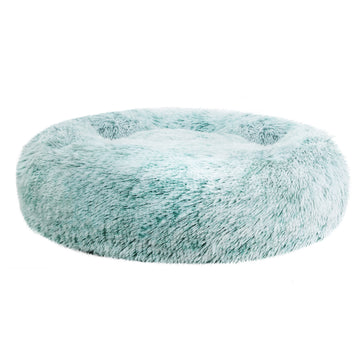 Pet Bed Dog Cat Calming Bed Medium 75cm Teal Sleeping Comfy Cave Washable