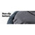 Pet Bed Dog Cat Calming Bed Large 90cm Dark Grey Sleeping Comfy Cave Washable