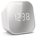 Philips - TAR4406 - Radio Réveil- Finition miroir - Tuner FM numérique - Chargeur de téléphone USB