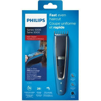 Tondeuse PHILIPS Cheveux & Barbe Series 5000 HC5612/15, 3 sabots (2 cheveux + 1 barbe), technologie DualCut