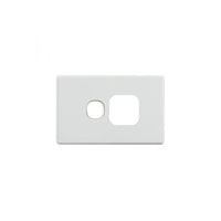 Elegant Single Power Point Cover Plate White