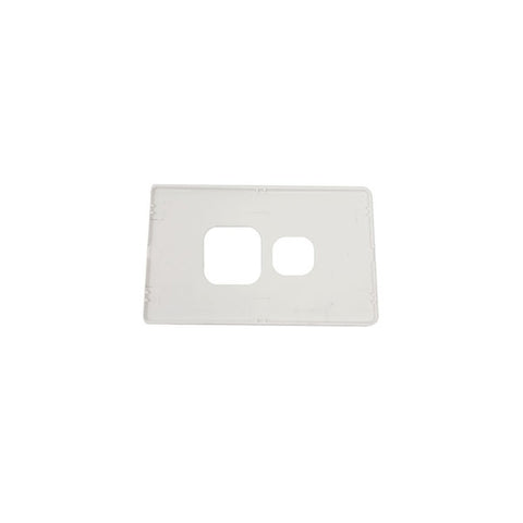 Elegant Single Power Point Cover Plate White