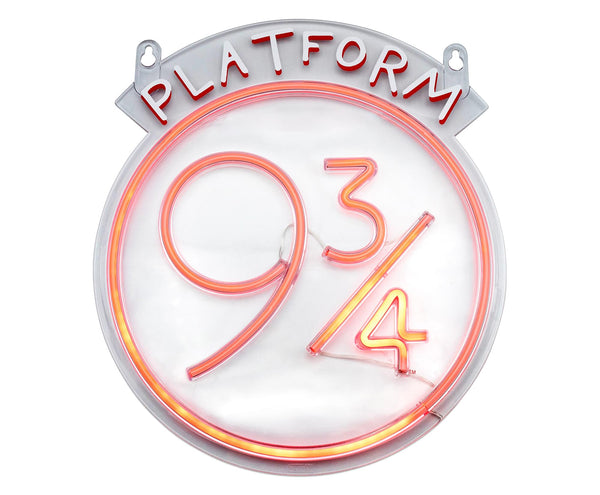 Harry Potter Platform 9 3/4 Hanging LED Neon Wall Light Sign