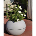 RIVIERA -  pot de fleurs Boule -  D40 - stone