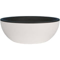 RIVIERA - Coupe pot de fleurs - granit D50 - blanc