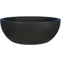 RIVIERA - Coupe pot de fleurs - granit D50 - noir