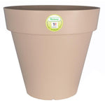 RIVIERA Flowerpot Soleilla - Round - Ø 39.2 x 35.8 cm - Taupe