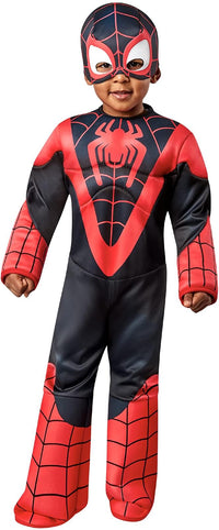 Marvel Spidey And Amazing Friends Miles Morales Deluxe Toddler Costume § 3T4T