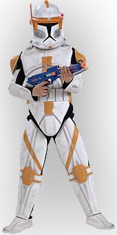 Star Wars Animated Deluxe Eva Commander Cody Adult Costume X-Large