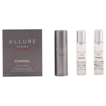 Men's Perfume Set Allure Homme Sport Chanel (3 pcs)