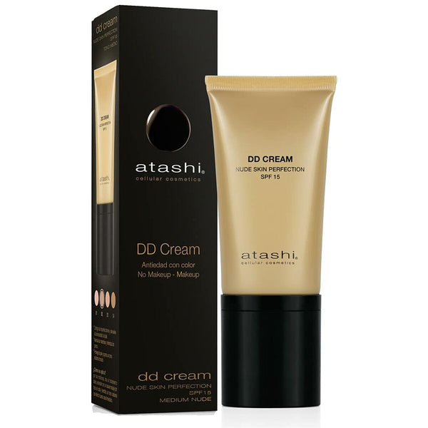 Sun Protection with Colour Atashi PT0905ES0007 DD Cream Spf 15 Medium 50 ml