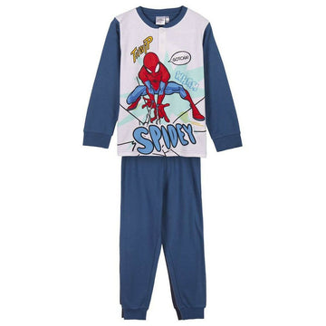 Schlafanzug Für Kinder Spiderman Dunkelblau