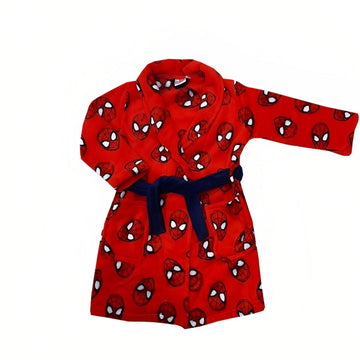 Children's Dressing Gown Spiderman Red