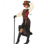 Costume for Adults Steampunk Brown (1 Piece)