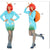 Costume for Adults Snail Lady Multicolour animals