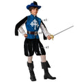 Costume for Children Male Musketeer Blue