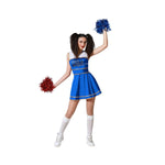 Déguisement Pom-pom girl Bleu