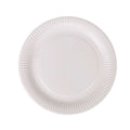 Plate set Algon White Cardboard Disposable 23 cm 100 Units