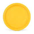 Plate set Algon Cardboard Disposable Yellow 10Units 20 x 20 x 1,5 cm