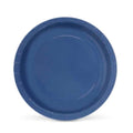 Plate set Algon Circular Cardboard Disposable Blue 10Units 20 x 20 x 1,5 cm