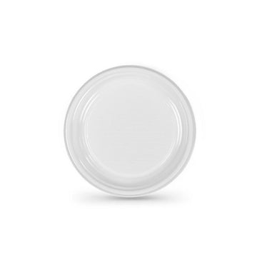 Lot d'assiettes réutilisables Algon Blanc Plastique 20,5 cm (100 Unités)