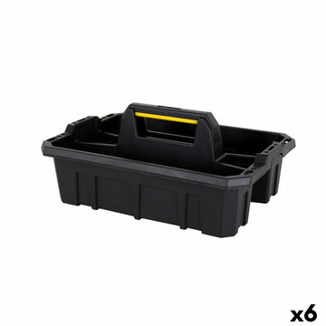 Organizator Orodja Bricotech Črna polipropilen 49,5 x 34,5 x 21 cm (6 kosov)