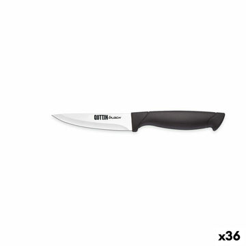 Peeler Knife Quttin Black 8,5 cm (36 Units)
