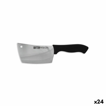 Veliki kuharski nož Quttin Kasual 14 cm Črna Srebrna (24 kosov)