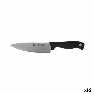 Kitchen Knife Quttin Dynamic Black Silver 16 cm (16 Units)