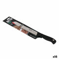 Couteau à pain Quttin Dynamic Noir Argenté 20 cm (16 Unités)