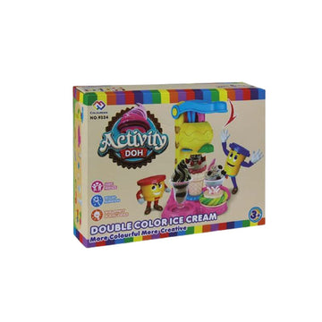 Modelling Clay Game Jugatoys Double Color Ice Cream