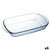 Oven Dish Ô Cuisine Ocuisine Vidrio Rectangular Transparent Glass 6 Units 35 x 22 x 6 cm