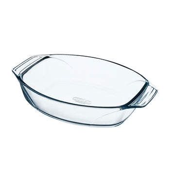 Plat de Four Pyrex Irresistible Ovale Transparent verre 35,1 x 24,1 x 6,9 cm (6 Unités)