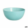 Bowl Luminarc Pampille Turquoise Glass (13 cm) (24 Units)