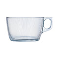 Cup Luminarc Stripy Large Transparent Glass (500 ml) (6 Units)