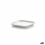 Plateau apéritif Ariane Alaska Carré Blanc Céramique 11,4 x 11,4 cm (18 Unités)