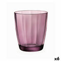 Verre Bormioli Rocco Pulsar Violet verre 390 ml (6 Unités) (Pack 6x)