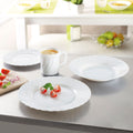 Serving Platter Luminarc Trianon White Glass (Ø 35 cm) (6 Units)