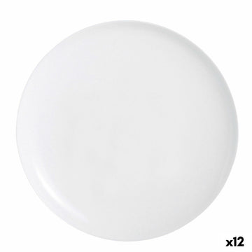 Pizza Plate Luminarc Friends Time White Glass Ø 32 cm (12 Units)