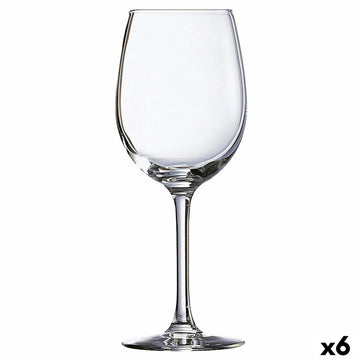 Wine glass Ebro Transparent Glass (470 ml) (6 Units)