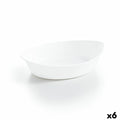 Plat à Gratin Luminarc Smart Cuisine Oblongue Blanc verre 25 x 15 cm (6 Unités)