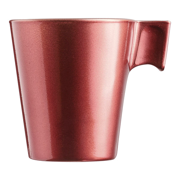 Mug Luminarc Flashy Red 80 ml Glass (24 Units)